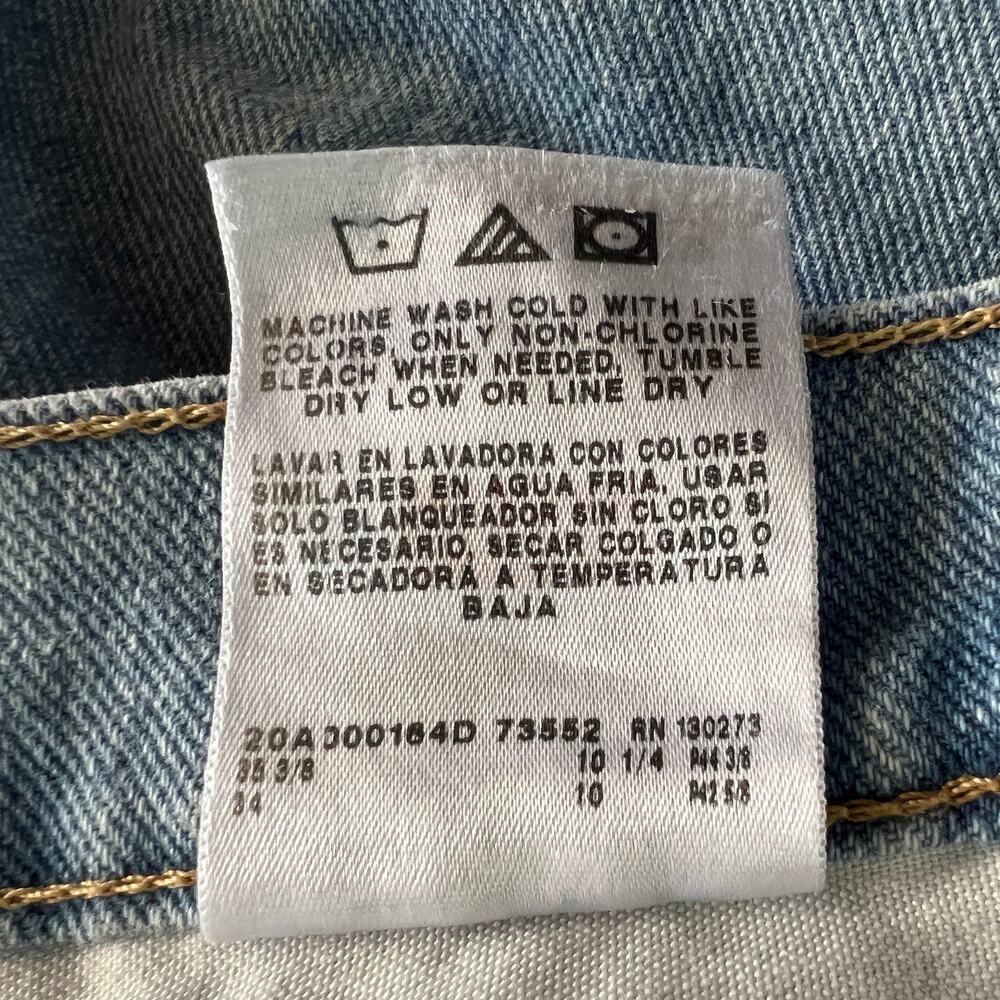 Wrangler Denim Shorts Relaxed Fit 32 Light Wash - Picture 7 of 9